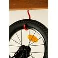 thumbnail image 2 of Hyper Tough Screw-in Vinyl Coated Bicycle Hook, Red, 2 of 7