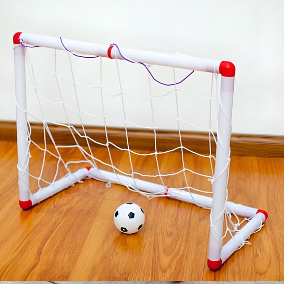 BESTSKY 1 Set Mini Football Toy Portable Folding Soccer Goal Training 56/86/106/120cm Children Soccer Goal Net Ball Pump Post Outdoor Games