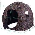 thumbnail image 5 of Portable Pop Up Ground Camo Hunting Blind Enclosure, 5 of 7