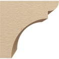 thumbnail image 3 of 10"W x 10"D x 10"H Wide Yorktown Rough Cedar Woodgrain TimberThane Corbel, Primed Tan, 3 of 6