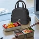 thumbnail image 5 of Bolsa de almuerzo aislante de doble capa de gran capacidad | Contenedor Bento Impermeable | Refrigerador portátil impermeable para picnic | Organizador térmico para almacenamiento de alimentos, 5 of 6