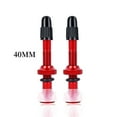 thumbnail image 3 of 2 Pcs Pneus de Vélo Tubeless Tige de Valve en Alliage d'Aluminium pour Valve Presta 40MM, 3 of 12