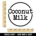thumbnail image 2 of Coconut Milk Typewriter Self-Inking Rubber Stamp Ink Stamper - Black Ink - Large 1-1/2 Inch, 2 of 7