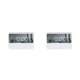thumbnail image 4 of Billuyoard Despertador digital LED Despertar Cabecera Escritorio Snooze Relojes Hogar portátil Funciona con Espejo decorativo Blanco 2Conjunto, 4 of 6