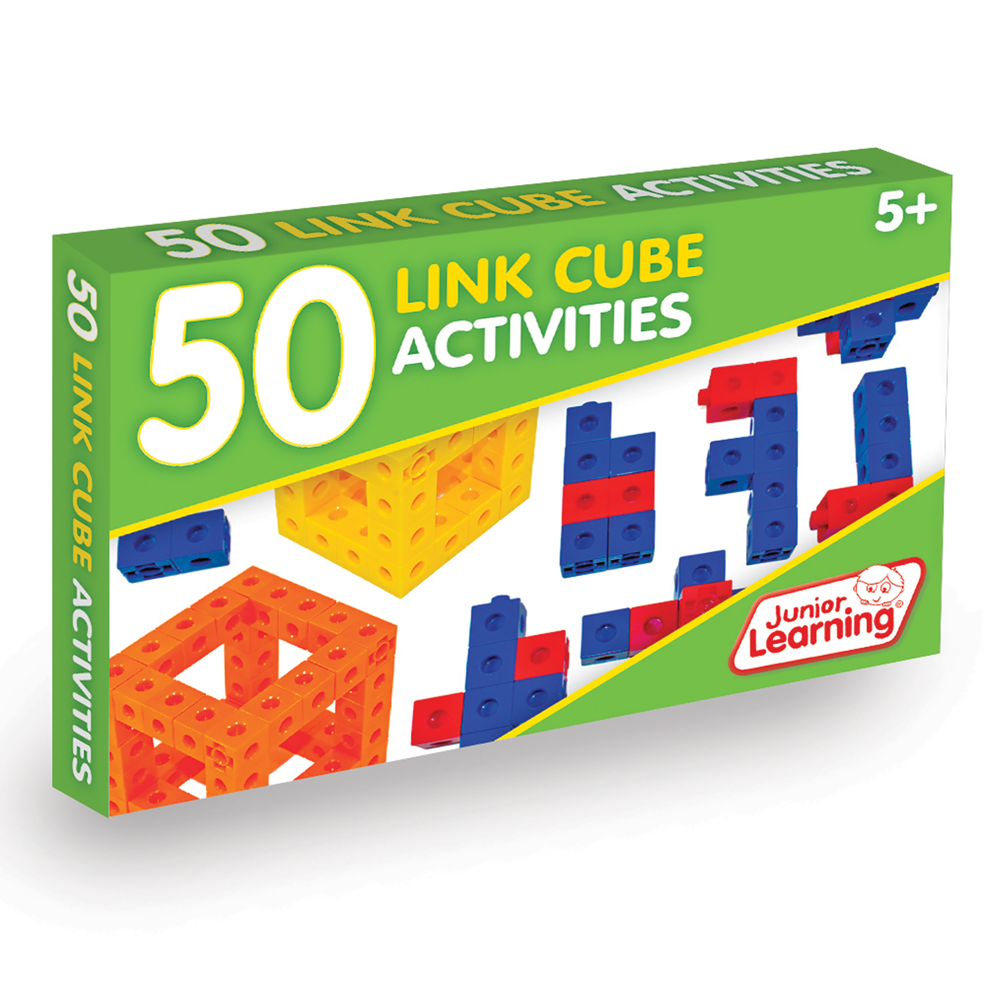 Junior Learning 50 Link Cube Activities Learning Set