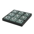 thumbnail image 6 of DecMode 8" x 1" Black Wood Tic Tac Toe Game Set, 1-Piece, 6 of 7