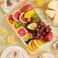 thumbnail image 3 of Multi-Piece White Plastic Serving Trays 15"x10", Reusable Platters for Food, Snacks, Fruits, Veggies, Cookies & Desserts, Ideal for Party Supplies & Kitchen Pantry Organization, 3 of 13