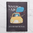 thumbnail image 1 of Funda para pasaporte con estampado de cocodrilo y dinosaurio de dibujos animados, funda para pasaporte de piel sintética, bolsa para guardar documentos de viaje, funda para tarjetas, 1 of 5