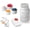 White, variant on Comfify Yellow Mason Jar Measuring Set – 4 Cups, 4 Spoons, Spoon Rest