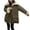 02 Army Green, variant on Fewfanhot Womens Winter Clothes Quilted Jacket Zipper Up Hooded Long Lightweight Padding Down Coat with Pockets