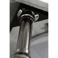 thumbnail image 3 of Kingston Brass KVPB3030MB6 Templeton 30" Carrara Marble Vanity Top with Brass Legs (8-Inch, 3-Hole), Carrara Marble White/Polished Nickel, 3 of 8