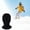 A, variant on 3 Hole Knitted Acrylic Thermal Face Cover Multi Wear Balaclava Breathable Ski Cycling Head Wrap