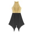 thumbnail image 6 of iEFiEL Womens Sleeveless Asymmetrical Hem Contemporary Praise Liturgical Dance Dress Costume, 6 of 7