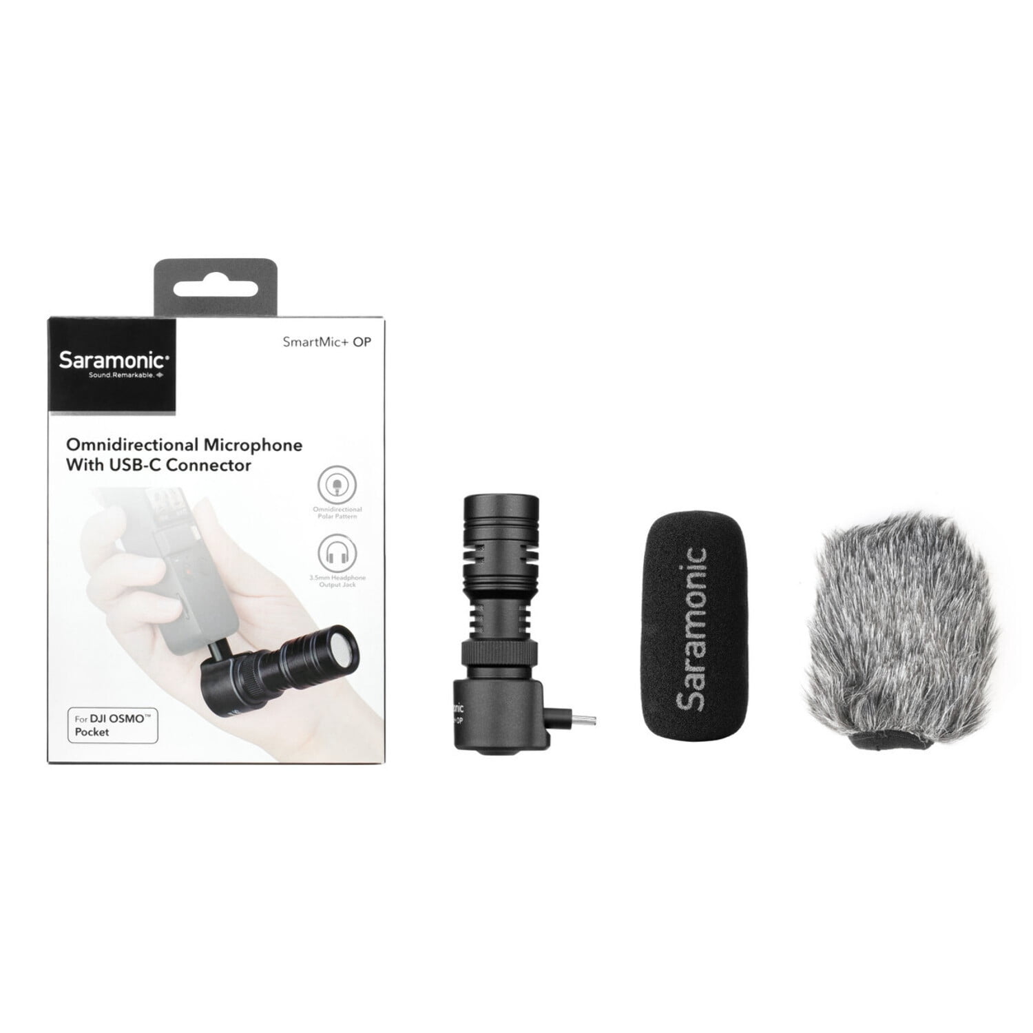 Saramonic SmartMic+OP Mini Omni Directional Mic W/ USB- C For DJI Osmo Pocket
