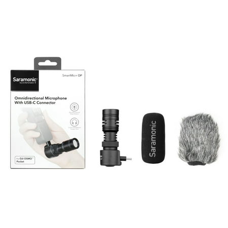Saramonic Compact Omnidirectional Microphone for the DJI Osmo Pocket with USB-C Connector (SmartMic+OP)