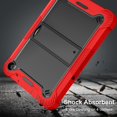 thumbnail image 4 of TECH CIRCLE Case for Kindle Fire HD 8 & Fire HD 8 Plus Tablet (2022 Release - 12th Generation) 8" - Sturdy Viewing Kickstand Shockproof Case Lightweight Rugged Hard Simple Back Cover Case, Red, 4 of 7