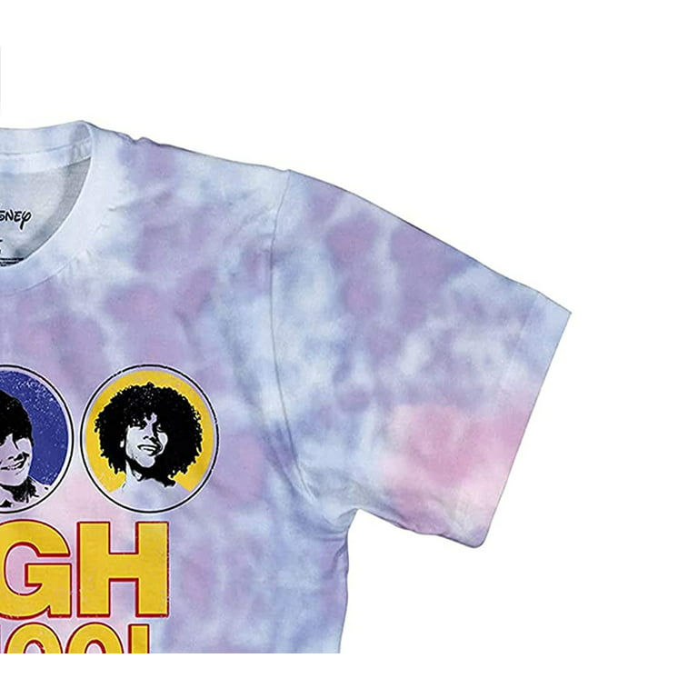 Mens High School Musical Shirt - High School Musical Troy Bolton, Sharpay  Evans, Gabriella Montez Tie Dye Graphic T-Shirt Tie Dye, XX-Large