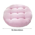 thumbnail image 3 of Btomtd Round Chair Cushion in Solid Color with Thickened Filling, Seat Pads for Kitchen Dining Chairs, Patio Seat Cushion for Indoor and Outdoor Use, Size 17", Pink, 3 of 6