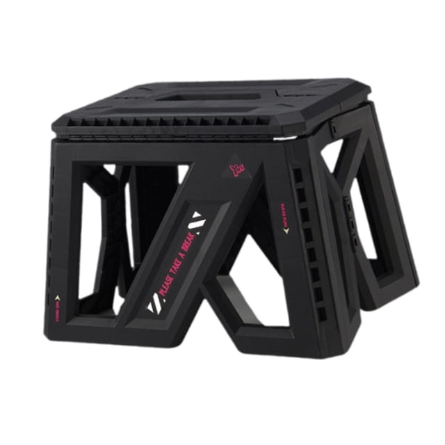 Taburete plegable portátil Perfecl Negro Pequeño