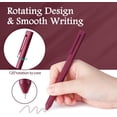 thumbnail image 4 of ORUYROP 6PCS Colored Gel Pens for Journaling, Vintage Gel Pens Colored Ink Quick Dry & No Smear, 0.5mm Fine Point Pen for Note Taking, Aesthetic Gel Ink Pen Smooth Writing Stationery Supplies, 4 of 7