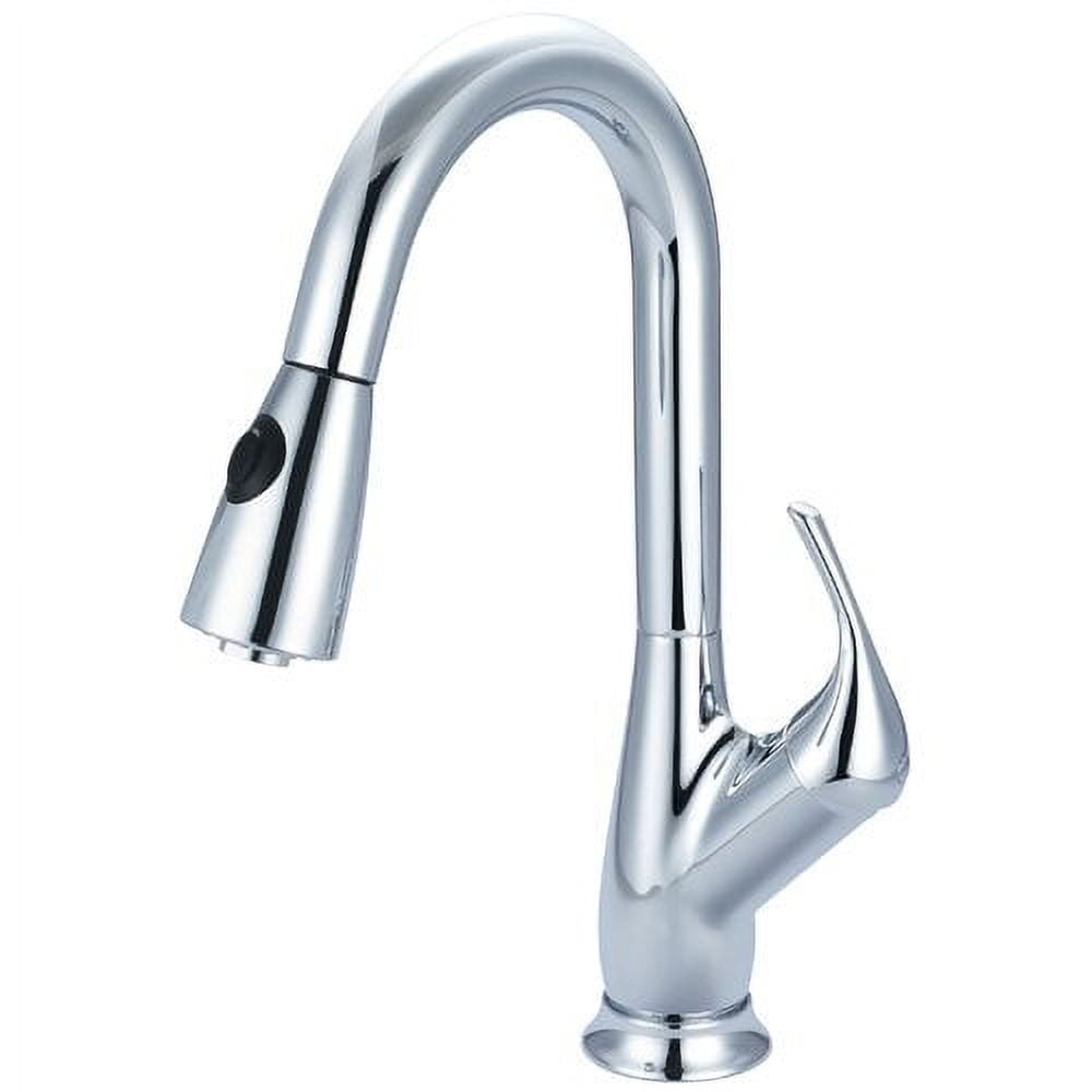Pioneer Faucets 2LG250-BN Legacy 1.5 GPM Single Hole Kitchen Faucet - Nickel