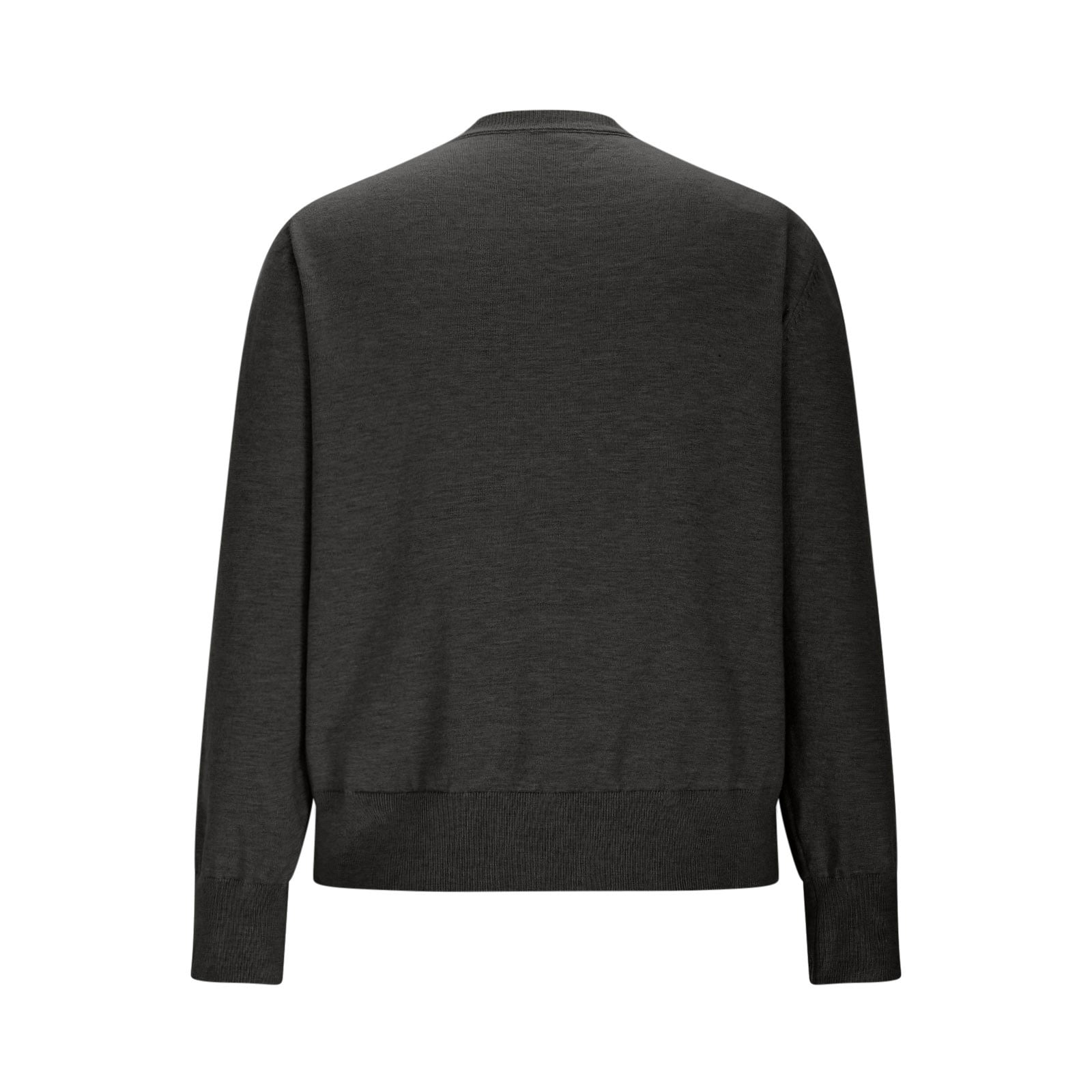 Hvot&aat Womens Solid Color Knitting Sweater Long Sleeve V Neck Classic Pullover Soft Lightweight Tops