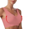 thumbnail image 6 of Kctiaxy No Wire Bras for Women Seamless Yoga Sports Bras Tank Top with Built in Comfortable Bra Push Up Breathable Everyday Bras Summer Deal, 6 of 7