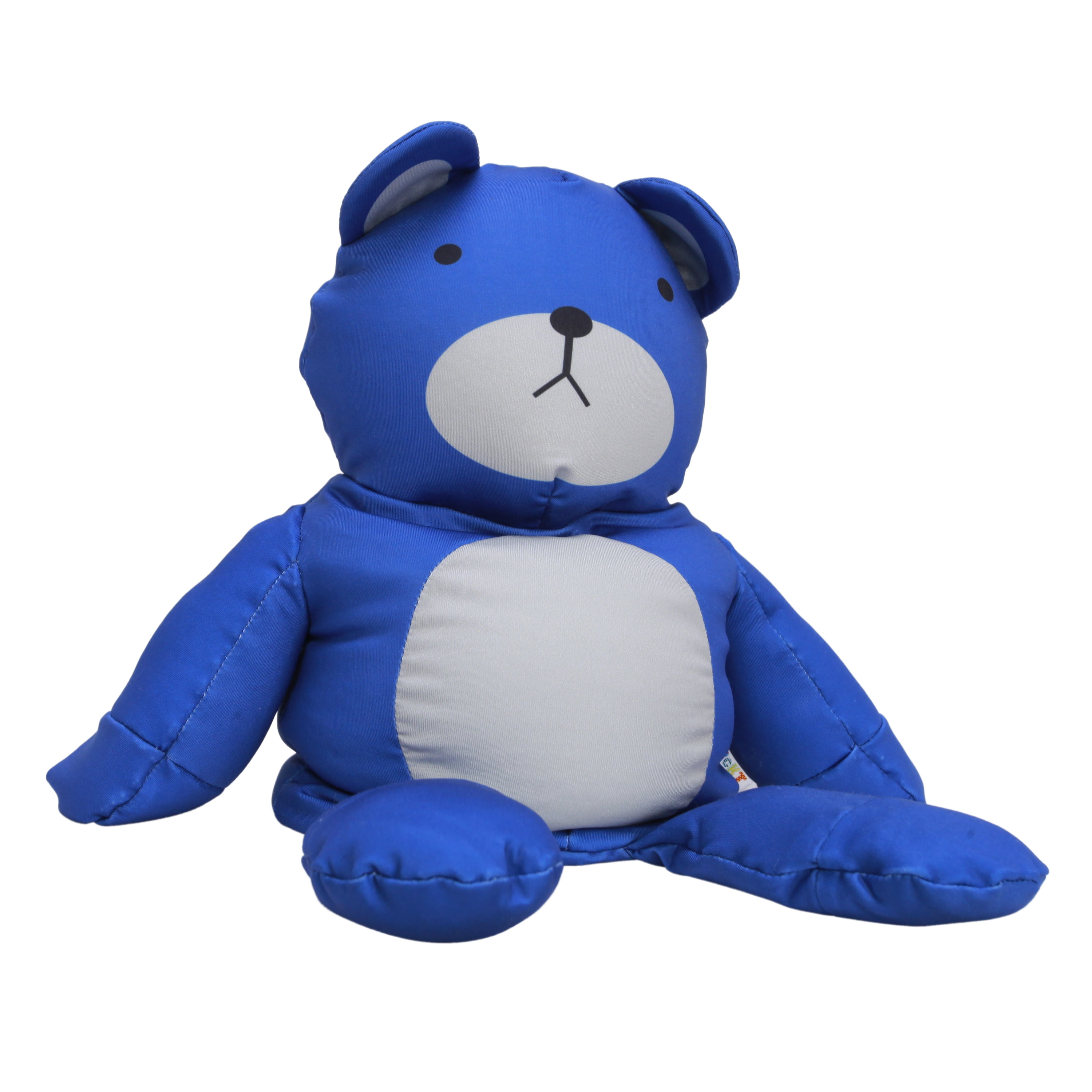 CRCKT 4-Piece Softside Kids Luggage Set, Includes 18" Carry-on Luggage, 12" Backpack, Plush Critter That Turns Into a Neck Roll Pillow, and a Matching Luggage Tag, Blue Camo, (Walmart.Com Exclusive)