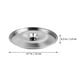 thumbnail image 3 of ColoMX 4 piezas Jar Lid tapa de acero inoxidable cubierta de aceite de reemplazo de aceite de aceite Tapa de condimento de cocina tapa de metal, 3 of 8