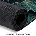 thumbnail image 5 of Gaming Mouse Pad, Palm Leaves Gold Line Extended Large Desk Mat, Big Computer Keyboard Desk Pad, Stitched Edges Mousepad, 31.5 x 11.8 Inch Waterproof Desk Writing Pad for Office and Home, 5 of 6