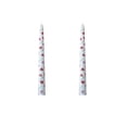 thumbnail image 2 of Long Taper Candles for Wedding & Dinner - 2-Pack Unscented Decorative Candlesticks in Assorted Colors, 2 of 6