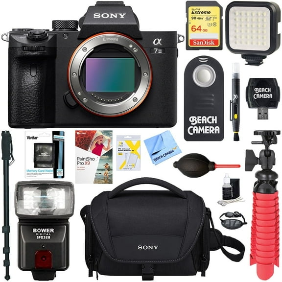 Restored Sony a7III Full Frame Mirrorless Interchangeable Lens Camera (Body Only) (Refurbished)