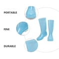 thumbnail image 3 of BRIGHTFUFU 1 par de botas de lluvia transparentes para mujer, botas de lluvia altas, botas de lluvia prácticas, 3 of 8