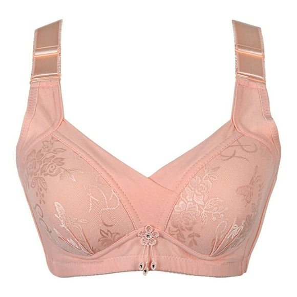 Best Bras for Women Fashion Printed Bra Wire Free Underwear One-Piece Bra Everyday Underwear Polyester Push Up Bras for Women