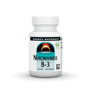 Source Naturals Niacinamide B-3 Supplement 100 mg Vegan 100 Tablets