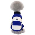 thumbnail image 1 of Ropa para mascotas Ropa de hogar a rayas para mascotas Perro otoño e invierno felpa cuadrúpedo MFZFUKR BST3001090-2, 1 of 6