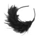 thumbnail image 4 of Ofertas Únicas 1 Pc Diadema Plumas Accesorios para el Cabello para Mujeres Negro, 4 of 5