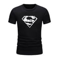 thumbnail image 3 of Camiseta de verano para hombre, camisa con estampado de personajes de Anime, 100% algodón, de gran tamaño, informal, multicolor, de manga corta, 3 of 4