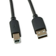 onn 10ft USB Printer Cable, USB to USB-B, Gray, 1 Piece per Pack