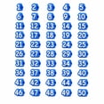 thumbnail image 4 of 50 Pcs Numbered Pencil Toppers 1-30,Reusable Pencil Label Tags,Classroom Tracking Markers for Supply Station Storage & Organization (Blue,Number 1-50), 4 of 5