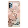 thumbnail image 3 of TECH CIRCLE For Galaxy A32 4G Case,360 Rotatable Marble Pattern Shiny Ring Holder Kickstand Soft TPU Girls Women Case Shockproof Protective Phone Case for Samsung Galaxy A32 4G 6.4" 2021,Gold, 3 of 6
