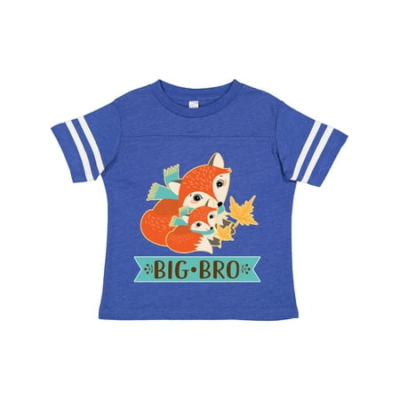 

Inktastic Brother Big Bro Woodland Fox Boys Toddler T-Shirt