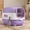 Purple, variant on High-Capacity Enclosed Cat Litter Box with Odor-Lock, Scratch-Resistant Airtight Design, 56×40×40cm Spacious Interior for Large Breeds (Maine Coons/Bengals), Tool-Free Cleaning & Elevated Base