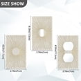 thumbnail image 7 of Yayeee Blank Wall Plate Cover 1-Gang 4.5"x2.7" Home Unused Decorative Outlet, Sunshine, 7 of 7