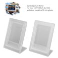 thumbnail image 3 of Slanted Picture Frame, Wallet Size Acrylic Photo Frame. Easy to Operate for Mini 12/11/9/8/7. Perfect Desktop Decoration, Great Gift for Holidays., 3 of 7