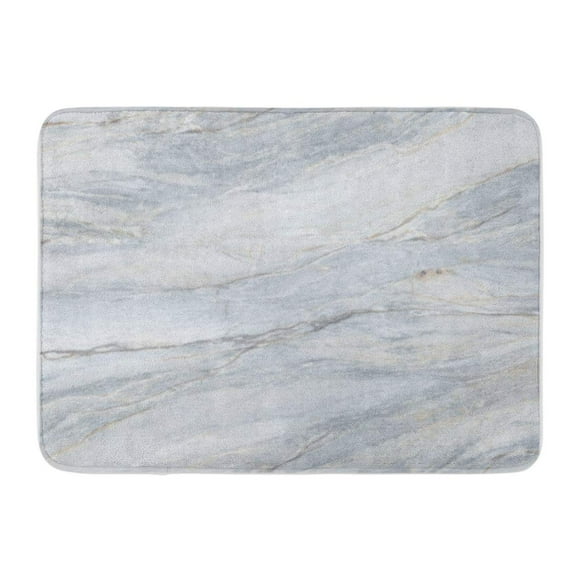 POGLIP Gray Granite Natural Marbles and Slab Stone Abstract Antique Doormat Floor Rug Bath Mat 23.6x15.7 inch