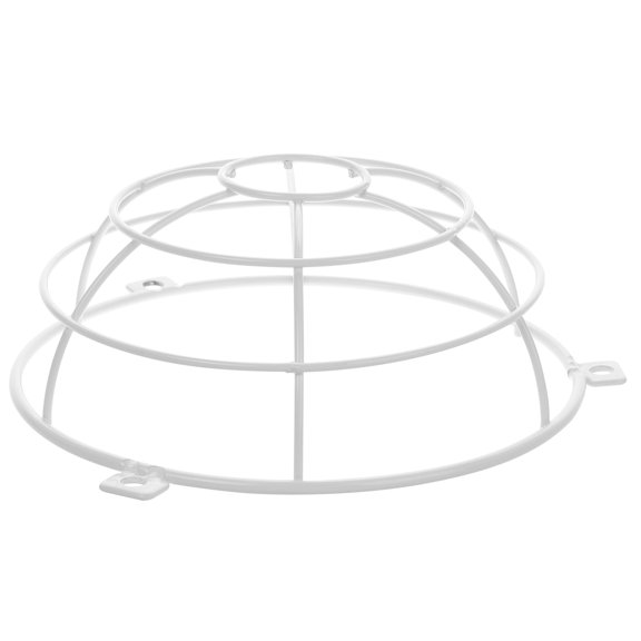 ELAYARD White Iron Lampshade Bracket Sturdy Frame for Ceiling and Table Lamp DIY