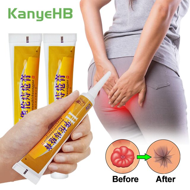 Crema médica para hemorroides, pomada china para tratamiento de hemorroides, picazón Anal, para eliminar el dolor de hemorroides, 1-3-5 Uds. yaoshenbao LED