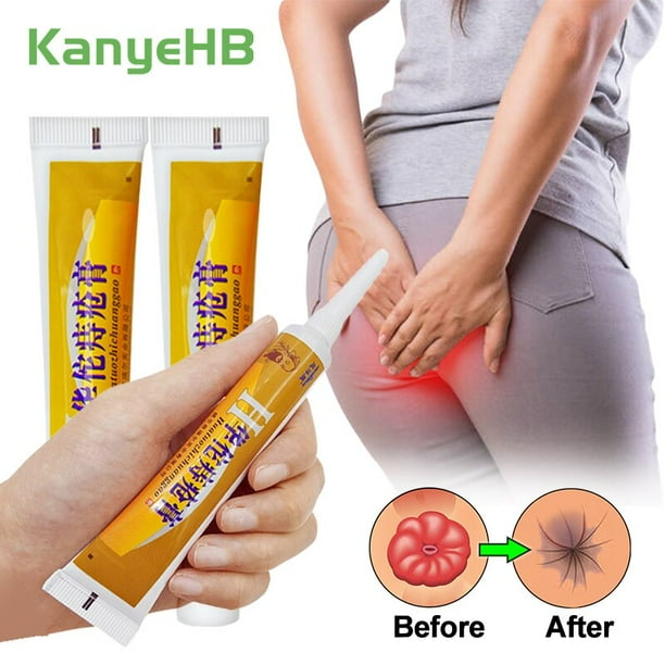 Crema médica para hemorroides, pomada china para tratamiento de hemorroides, picazón Anal, para eliminar el dolor de hemorroides, 1-3-5 Uds. yaoshenbao LED
