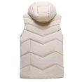 thumbnail image 3 of Chaleco calefactable para mujer con capucha desmontable Ropa de abrigo ligera y cálida Jack, 3 of 5